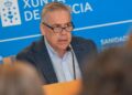 El conselleiro de Sanidade, Antonio Gómez Caamaño, en rueda de prensa.
- XUNTA