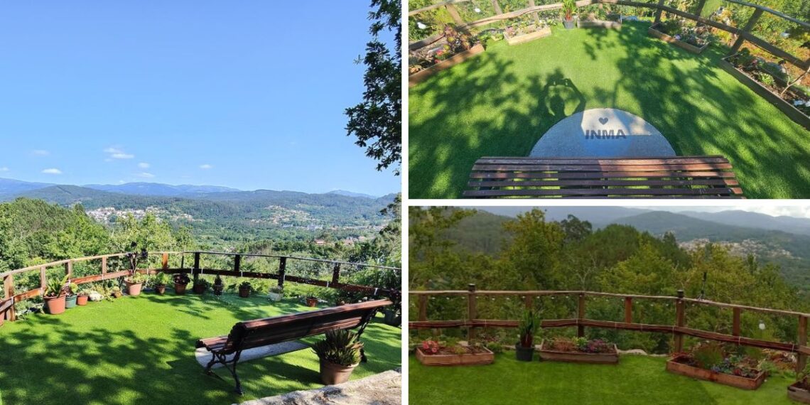 Como homenaje y con un guía especial, así es el nuevo mirador de Mondariz con vistas únicas