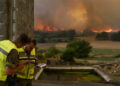 Incendio forestal declarado en Cualedro // EUROPA PRESS