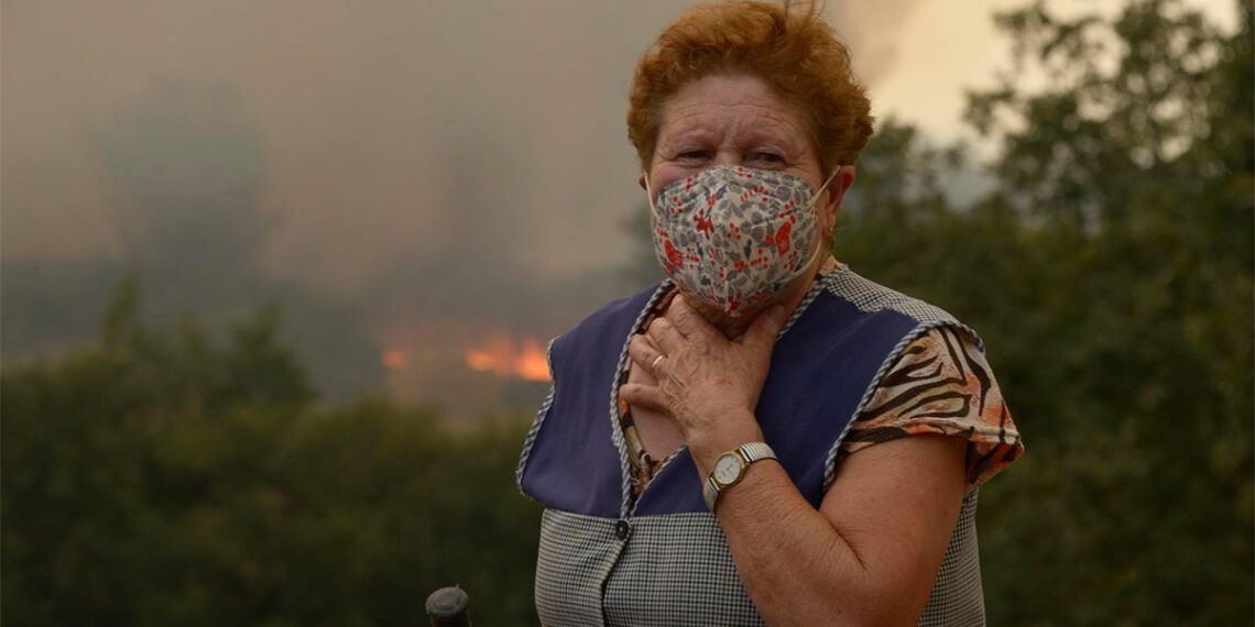 Los incendios asolan la provincia de Ourense // ROSA VEIGA / EP