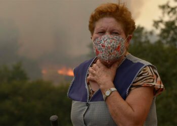 Los incendios asolan la provincia de Ourense // ROSA VEIGA / EP