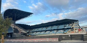 Vigo anuncia la instalación de "una grúa gigantesca" para avanzar en la construcción de Gol en Balaídos