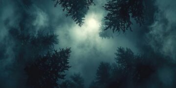 Imagen de archivo de un bosque de noche (Foto: Freepik)