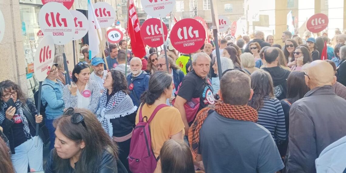 Huelga de profesores en Galicia, con "aulas vacías" y un 60% de seguimiento según los sindicatos