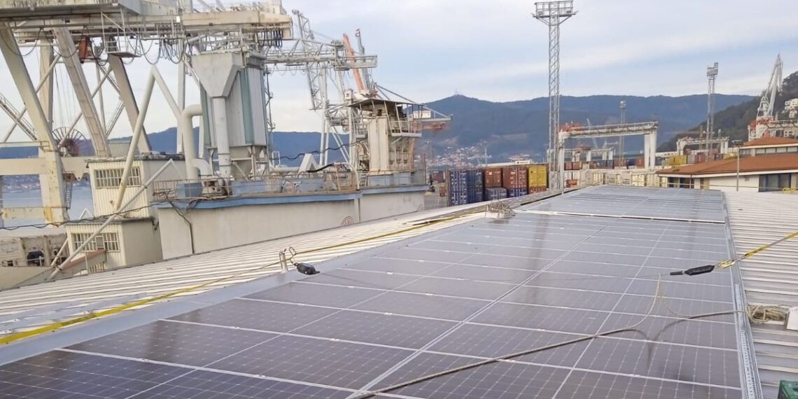El Puerto de Vigo pone en marcha una nueva instalación fotovoltaica en el entorno de Guixar