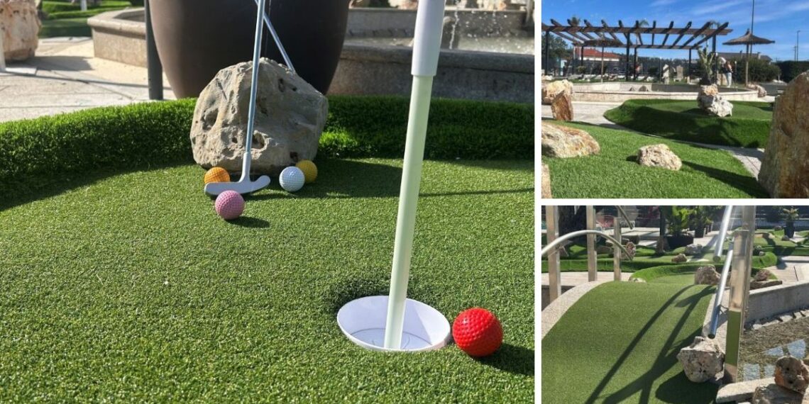 El área de Vigo estrena un nuevo espacio de ocio, un gran mini golf de 18 hoyos
