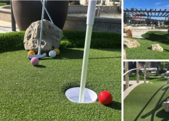 El área de Vigo estrena un nuevo espacio de ocio, un gran mini golf de 18 hoyos