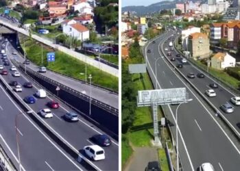 Largas retenciones en la AP-9 en Vigo tras dos accidentes de tráfico en media hora