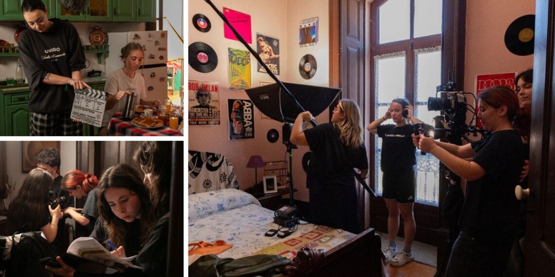 O Rosal se convierte en un plató de rodaje y en el escenario del cortometraje "Murphy"