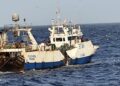 El 'Tafra 3' tras el choque de otro buque en Mauritania.
- CEDIDA/EUROPA PRESS
