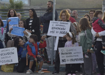 Un colegio referente en inclusión en Mos denuncia que la Xunta les deja sin profesores