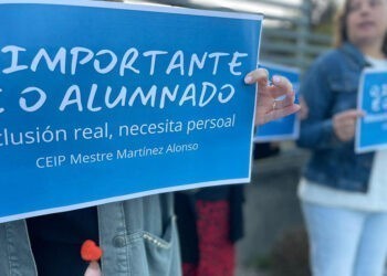 Un colegio referente en inclusión en Mos denuncia que la Xunta les deja sin profesores