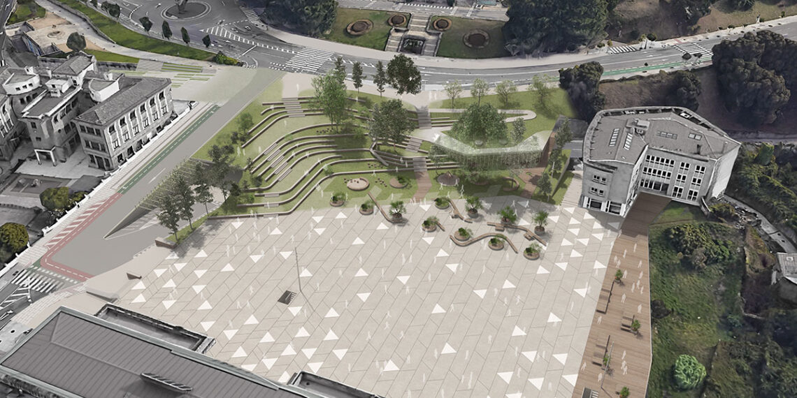 La nueva Praza do Rei de Vigo tendrá un "bosque de robles", solárium y se fusionará con O Castro