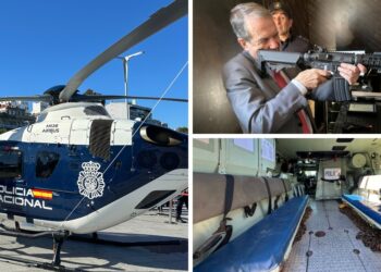 Motos, simulador de tiro y sorpresas en la gran experiencia inmersiva de la Policía en Vigo