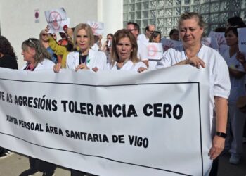 Personal sanitario pide "tolerancia cero" tras la agresión a una enfermera en Vigo