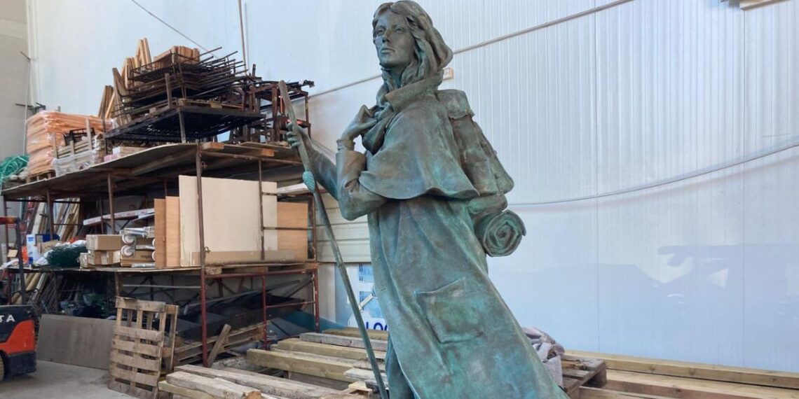 Nigrán prepara la instalación de su nueva escultura como reclamo turístico: "Estamos asombrados"