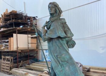 Nigrán prepara la instalación de su nueva escultura como reclamo turístico: "Estamos asombrados"