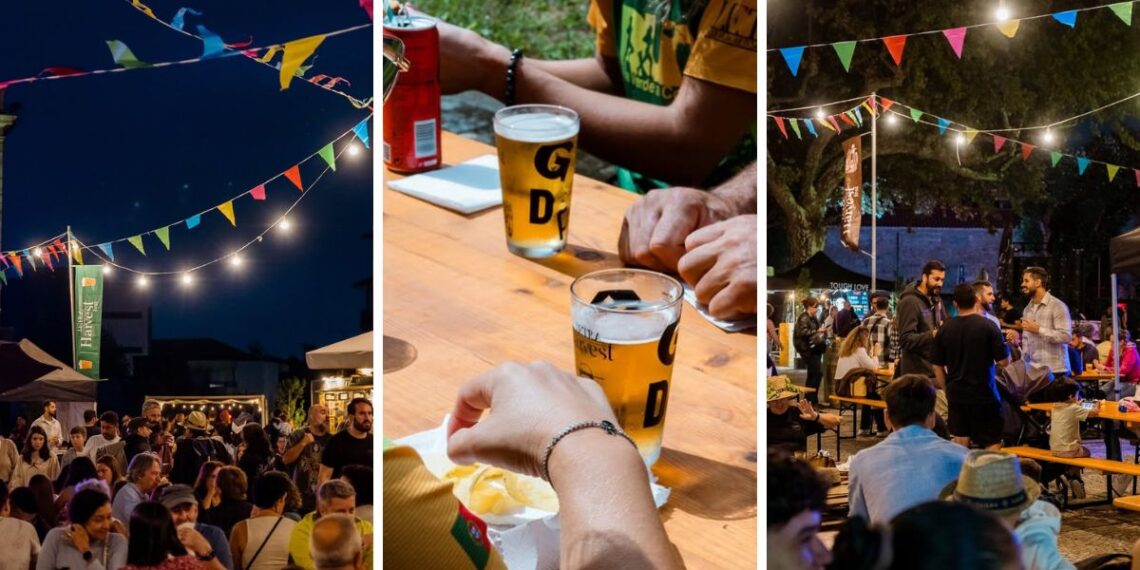 Una cervecería celebra una gran fiesta en el norte de Portugal con conciertos, gastronomía e hinchables