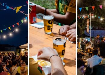 Una cervecería celebra una gran fiesta en el norte de Portugal con conciertos, gastronomía e hinchables