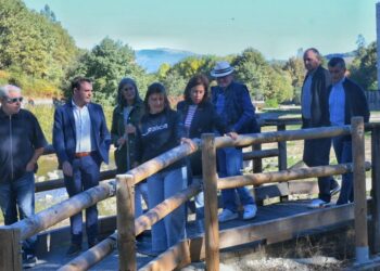 Galicia estrena un sendero pionero en una de las joyas naturales en la frontera con Portugal