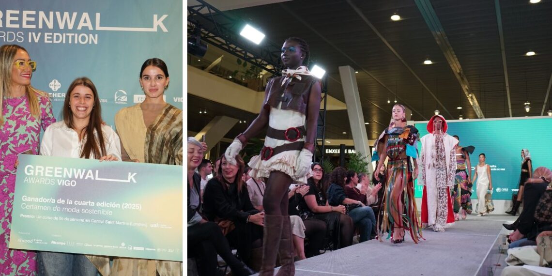 La viguesa Marta Pujales gana los Greenwalk Awards con un diseño inspirado en una danza japonesa