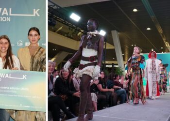 La viguesa Marta Pujales gana los Greenwalk Awards con un diseño inspirado en una danza japonesa