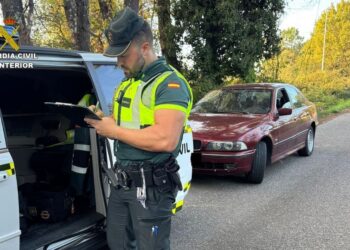 Interceptan a un hombre en O Porriño por conducir sin carnet, por quinta vez