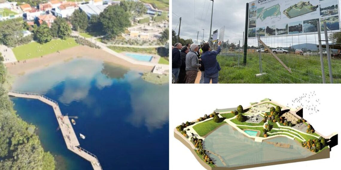Arrancan las obras para crear un sistema de terrazas en una asombrosa laguna de Galicia