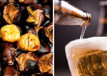 Oktoberfest y magosto se fusionan en una fiesta en Arcade con castañas gratis