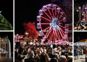 Un municipio del norte de Portugal pone fecha a su Navidad con noria, árbol gigante y mercado