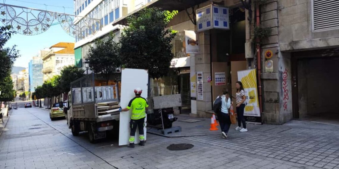 Arrancan las obras para transformar un histórico edificio de Vigo con una "cascada de agua"