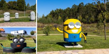 Así es el parque de los Minions, el curioso espacio al aire libre que sorprende en Portugal