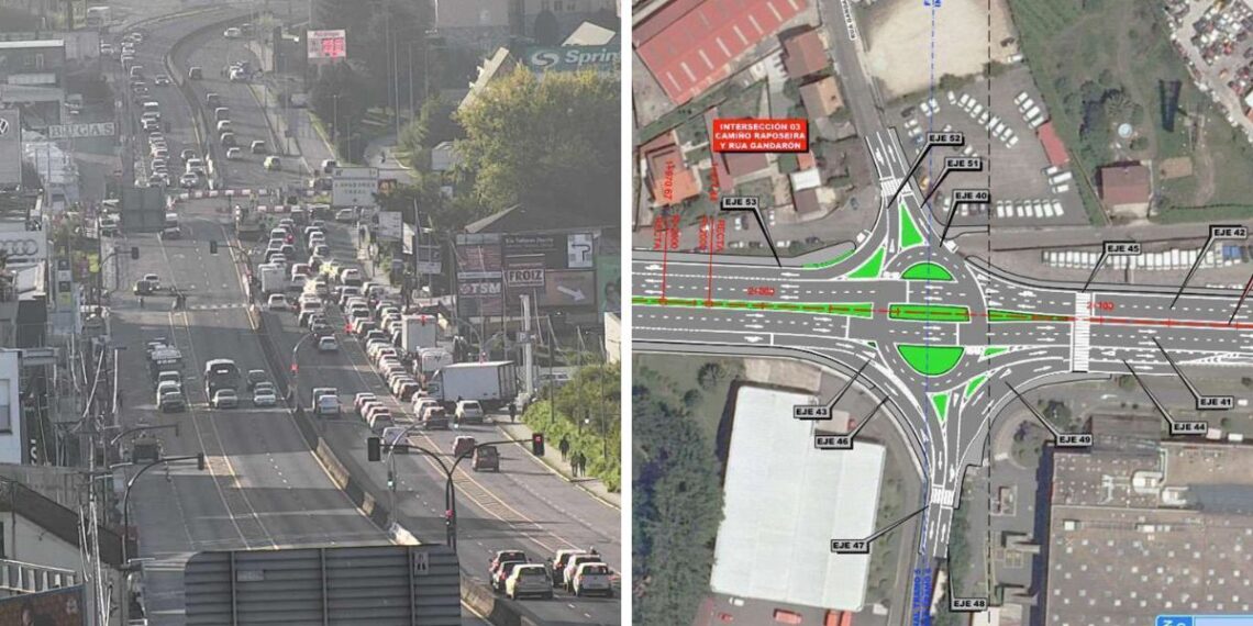 Vigo inicia las primeras pruebas de la 'nueva' Avenida de Madrid con algunas retenciones