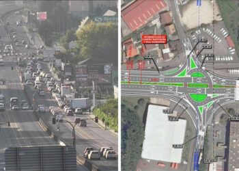 Vigo inicia las primeras pruebas de la 'nueva' Avenida de Madrid con algunas retenciones