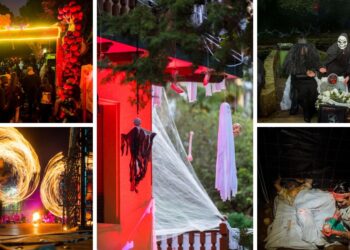 Una finca a media hora de Vigo se convierte por unas horas en un auténtico "parque do terror"