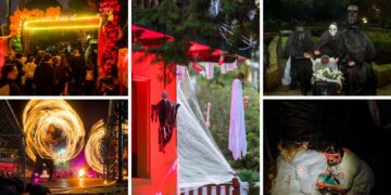 Una finca a media hora de Vigo se convierte por unas horas en un auténtico "parque do terror"