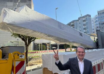 El Vigo Vertical tiene nuevas rampas en el centro de la ciudad, la obra que estará antes del verano