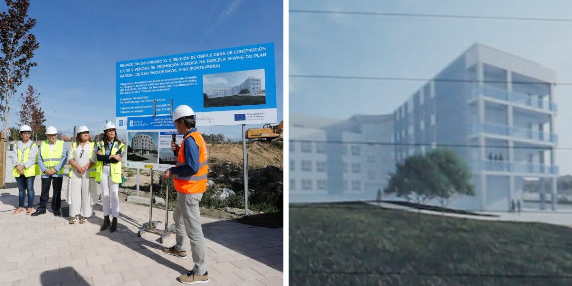 Arranca la construcción de 35 nuevas viviendas protegidas en Vigo, con una innovadora técnica