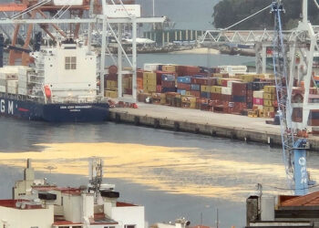 Galicia activa el nivel de emergencia 1 en la ría de Vigo por el vertido de aceite de palma