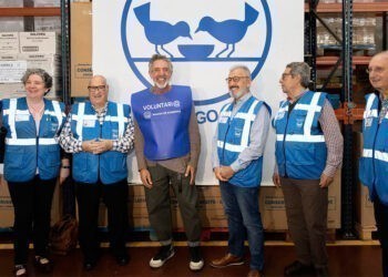 El Banco de Alimentos de Vigo presenta al padrino de su Gran Recogida Solidaria, que ya tiene fecha