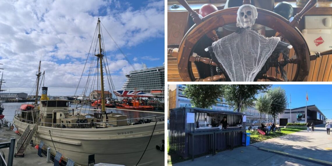 El único barco a vapor de España ofrece un Samaín a bordo en Vigo con gastrobar