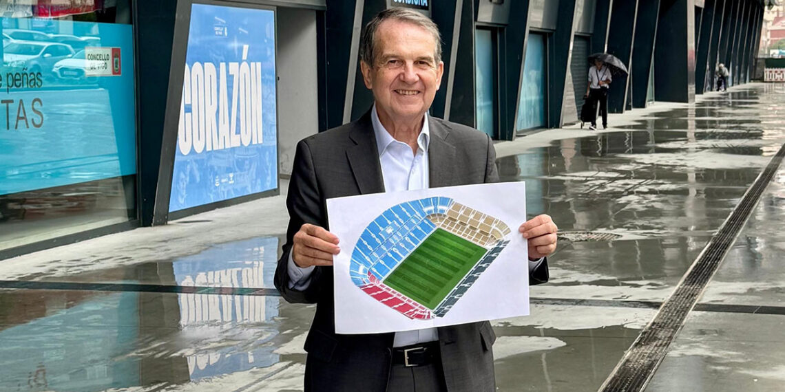 Caballero desvela cómo será la futura grada de Tribuna para que Vigo acoja el Mundial 2030
