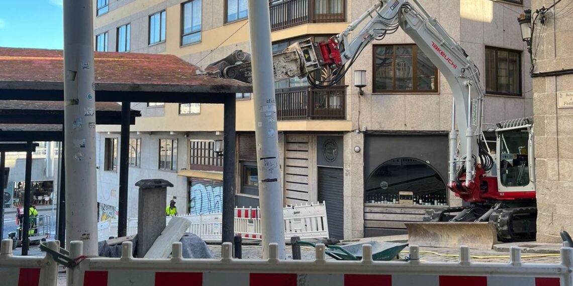 Cambio radical en pleno centro de Vigo, adiós a uno de los iconos de la ciudad