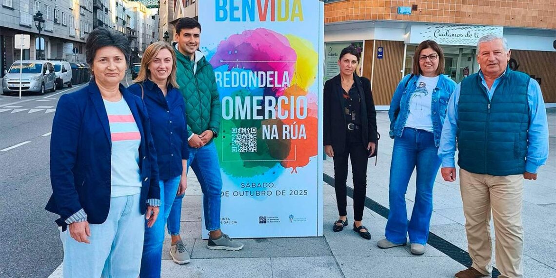 Explosión de color en las calles de Redondela, que se transformarán en un centro comercial al aire libre