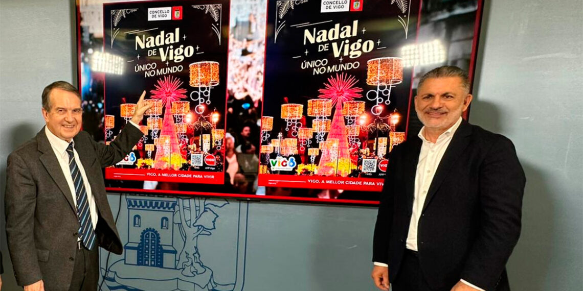 Caballero presenta la Navidad de Vigo como "única en el mundo" y la lleva a Japón, Nueva York o París