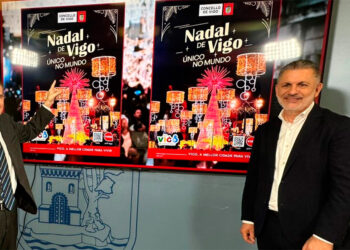 Caballero presenta la Navidad de Vigo como "única en el mundo" y la lleva a Japón, Nueva York o París