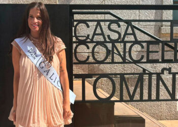 Noelia Ortiz y "la experiencia indescriptible" de representar a Galicia en el certamen Miss Spain
