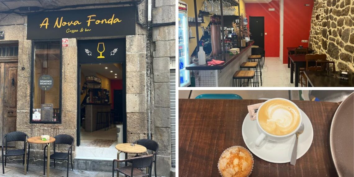 Vuelta al concepto tradicional de cafetería en este nuevo local del Casco Vello de Vigo