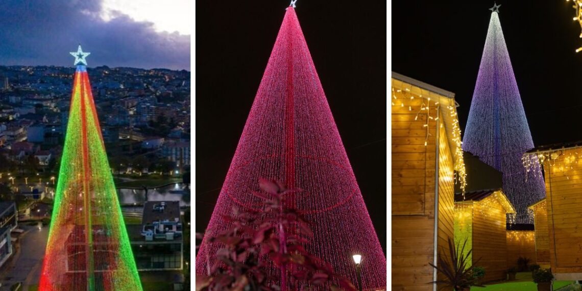 Ya hay fecha para el encendido del árbol de Navidad más grande de Portugal, a 90 minutos de Vigo