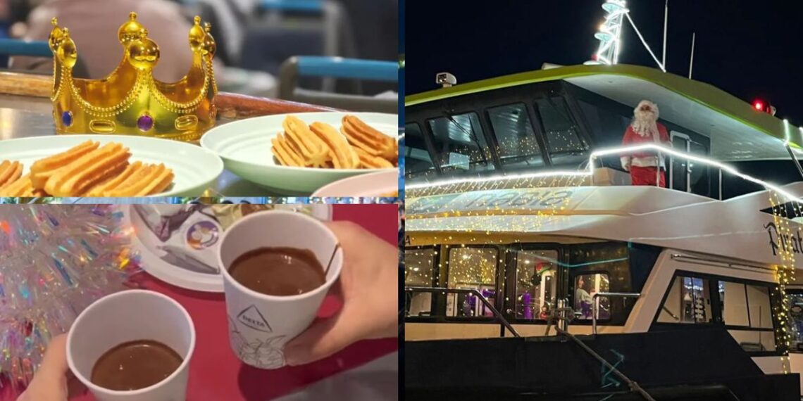 La Navidad de Vigo llega a la Ría con un idílico viaje en el barco más especial y solidario